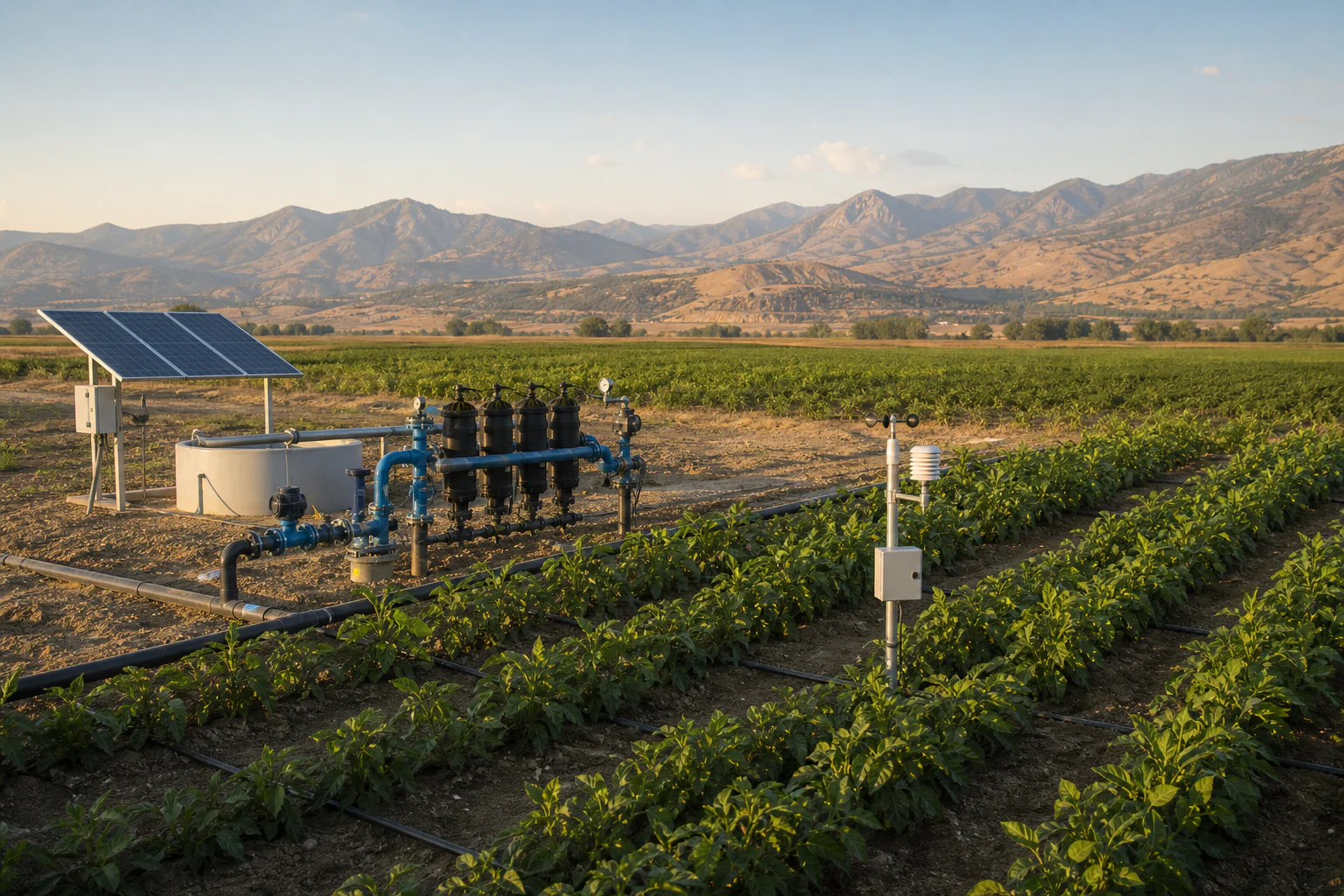 Water, climate, soil and energy