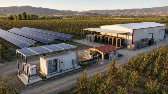 Solar Power and Battery System for Irrigation and Cold Storage in an illustrative agricultural technology context in Türkiye